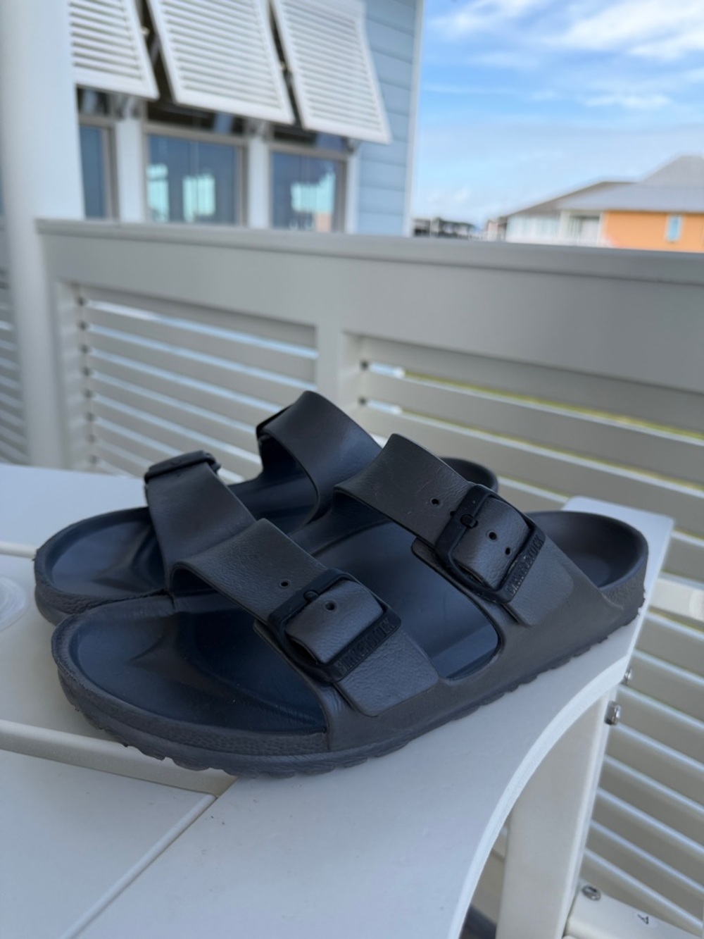 Birkenstock Arizona EVA Black Waterproof Sandals Size 39